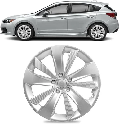 Fit 17-23 Subaru Impreza 16" Silver 28811FL010 Style Hub Cap Wheel Cover Hubcap - Image 1 of 4