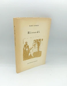 "RICORDI" Marco Aurelio, Universale Einaudi 1943 a cura Cazzamini-Mussi - Picture 1 of 2