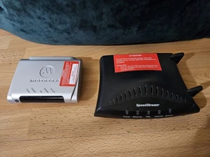 Motorola and Speedstream DSL Modems, line filters, data cables - Afbeelding 1 van 4