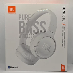 JBL Tune510BT Wireless Bluetooth Headphones with Pure Bass Sound Hands-Free Mic. - Picture 1 of 9