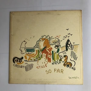 1974 Vintage Crosby Stills Nash Young So Far LP 12” EX Vinyl CSNY - Picture 1 of 4