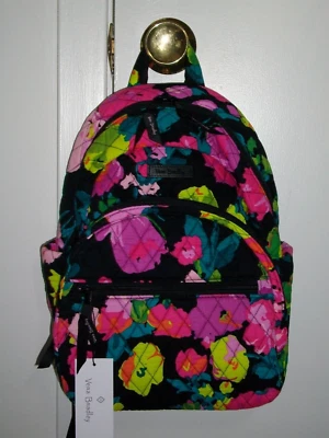 New Vera Bradley Essential Compact Backpack Hilo Meadow SMALL Outlet Exclusive - Image 1 of 4