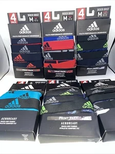 (1) Pack Underwear Boys Adidas Briefs Size M(4) Pairs Asssorted Prints & Colors - Picture 1 of 3