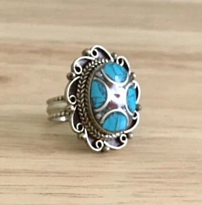 Türkis Koralle Ring - Bild 1 von 11