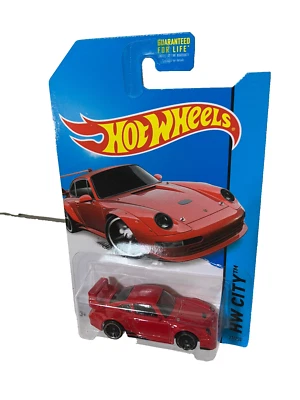 Hot Wheels Red Variation Porsche 993 GT2 HW City 2014 - Image 1 of 4