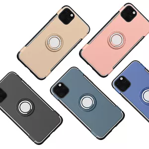 For iPhone 11 Pro iPhone 11 iPhone 11 Pro Max Ring Case Hybrid Dual Layer Armor - Picture 1 of 41