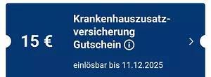 🌟Check24 15€ Gutschein Code Krankenzusatzversicherung🌟 - Bild 1 von 1