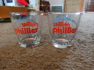 Vintage PHILADELPHIA PHILLIES THE STAR SPANGLED 3.25'' Glass JUICE Tumbler MLB - Picture 1 of 8
