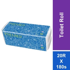 PREMIER NATURE TOILET PAPER TISSUE ROLL 2PLY 20ROLLS X 180S | FREE SHIPPING - Picture 1 of 1