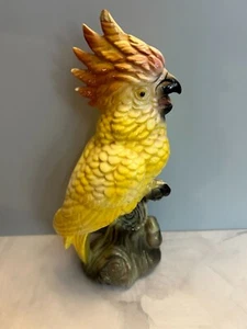 William Maddux Keramik Kakadu 10,5" Vintage Mid Century Modern Figur - Bild 1 von 8