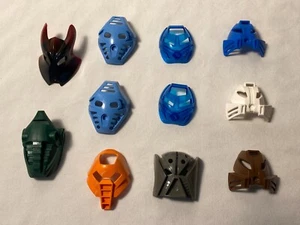 LEGO Bionicle Masks Lot Parts Kakama and Kanohi Vintage Colors & Knight Kingdom - Picture 1 of 4