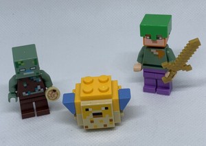 Las Mejores Ofertas En Los Aficionados Y Coleccionistas De Zombie Minecraft Minifiguras Juguetes De Construccion Ebay