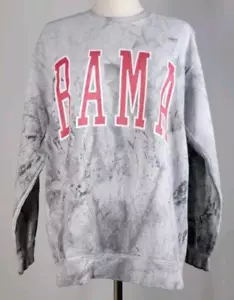 Comfort Colors Alabama Damen M Rundhals Sweatshirt Spellout BAMA Batik - Bild 1 von 8