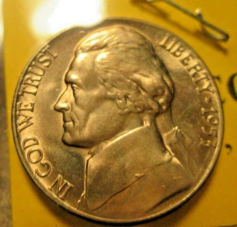 1953-S JEFFERSON NICKEL  GEM BU   AA Cover