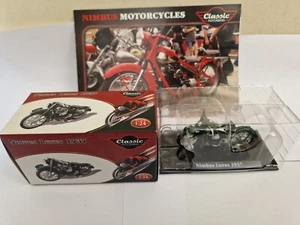 1/24 Atlas Ixo Klassisch Motor Bikes - 1937 Nimbus Luxus Motorrad + Prospekt - Bild 1 von 4