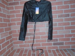 SHEIN LONGSLEEVE CROPPED TOP TEEN GIRLS XLARGE-NWT-SEE ALL PICTURES - Picture 1 of 7