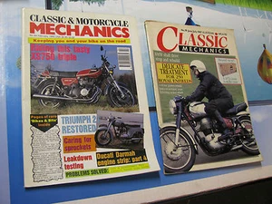 Classic Mechanics June/July 1987 Classic & Motorcycle Mechanics Feb 1993 107116 - Bild 1 von 8