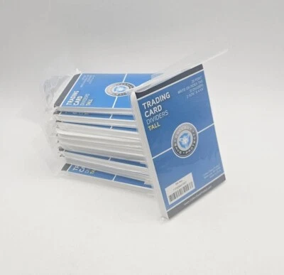 (100) CSP 28pt Tall Trading Card Dividers - Taller For Visibility 10 Packs of 10 - Image 1 of 3