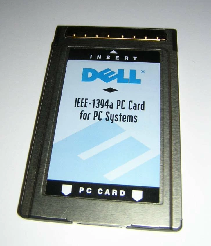 Dell FireStar II CardBus IEEE 1394a FireWire i.LINK PC Card Adapter no Dongle  - Image 1 of 1