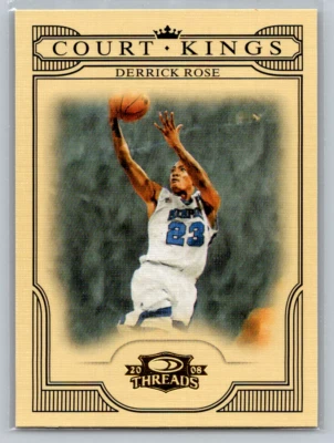 2008 Donruss Threads Court Kings #CK-53 Derrick Rose Rookie RC - Bulls - Image 1 of 2