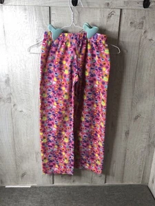 LittleMissMatched Girls Pants Size 6 Pink Animal Print Fuzzy Sleep Lounge Comfy - Picture 1 of 5