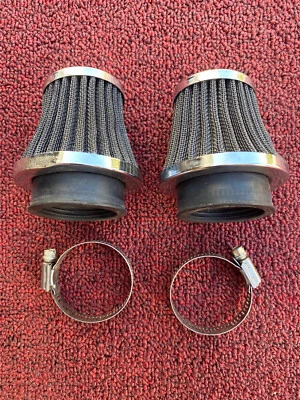 Carburador de cápsulas de filtro de admisión de aire 1979-1982 par cromado Honda CB650C 79-82 Foto 1 de 4