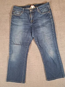 Lucky Brand Bootcut Jeans Size 12/31 Womens Medium Wash Mid Rise Easy Rider - Picture 1 of 13
