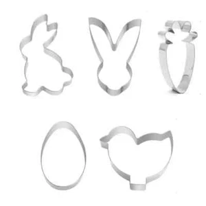 TOP 5 Keksausstecher -Plätzchenformen Edelstahl für Ostern -Backvergnügen !!!! - Bild 1 von 5