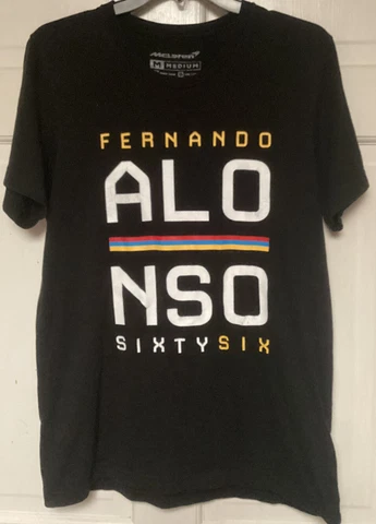 McLaren Honda Fernando Alonso Sixty Six T-Shirt Racing Formula One F1, Men M Cover
