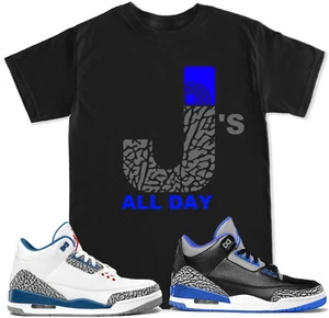 Suéter Js ALL DAY Azul Cemento a Juego con Zapatos Js Azul Real Azul Verdadero - Imagen 1 de 17