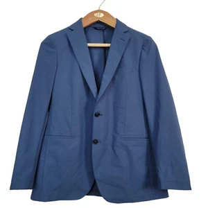 Sene Soho Flex Tech Sport Coat Unstructured Blazer Jacket Blue Custom 42 Chest - Picture 1 of 5