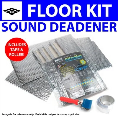 Barrera de calor y sonido 1971-1986 Jeep CJ/DJ Floor Pro+ Kit cinta y rodillo Foto 1 de 4