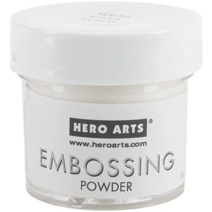 Hero Arts PW-PW118  Embossing Powder 1oz-White Satin Pearl - Picture 1 of 1