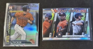 2016 Bowman Chrome Scouts' Top 100 Kyle Tucker Refractor + ‘17 Talent Pipeline - Picture 1 of 2