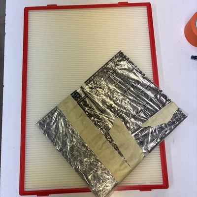 Retro Menu Board Sign 23”x16” w/ 2 Sheets 3/4” Black NOS Letters & Numbers #315 - Image 1 of 4