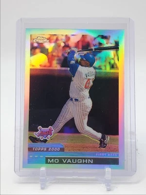 MO VAUGHN 2000 TOPPS CHROME BASEBALL REFRACTOR ANGELS Q3562 - Image 1 of 2