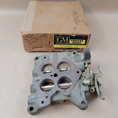 Carrocería del acelerador 4 BBL 7006132 1954 1955 Oldsmobile nuevo stock antiguo NOS GM OEM Foto 1 de 4