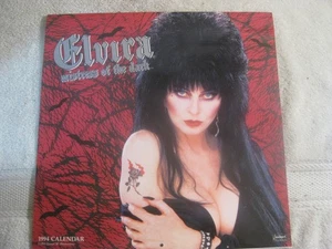 ELVIRA MISTRESS OF THE DARK 1994 CALENDAR HALLOWEEN CASSANDRA PETERSON NEW - Picture 1 of 14
