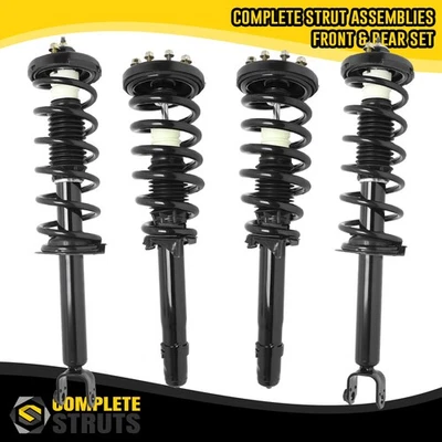 Front & Rear Complete Struts & Coil Spring Assemblies for 2009-2014 Acura TL AWD Foto 1 de 4