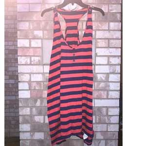 XL-Striped Tank Top Racerback Sleeveless Casual Comfy Everyday XL - Picture 1 of 4