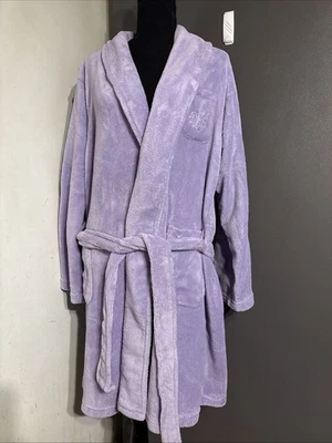 Ralph Lauren Chal Corto Bata Damas XL Color Lila Nuevo Sin Etiquetas Foto 1 de 4