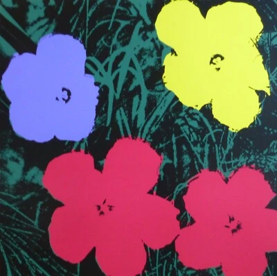 Andy Warhol (Mohn) FLOWERS 11.73 Siebdruck Pop Art Sunday B Morning COA - Bild 1 von 4
