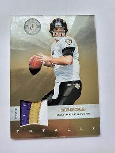 2011 Totally Certified Joe Flacco Gold Patch/49 3 Color Baltimore Ravens Browns