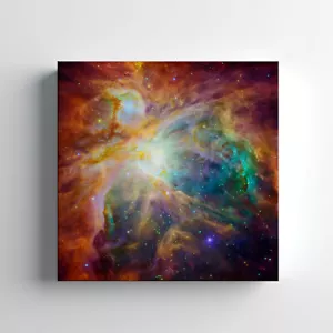 Bunter Nebel Galaxie Leinwand Druck Wandkunst, stilvolle Wohnkultur Wandhängung - Bild 1 von 12