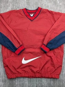 Vintage Nike Windbreaker Pullover Mens XL Center Swoosh Middle Pocket 90s Y2K - Picture 1 of 16