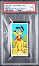1989 PLUTO Brooke Bond Foods MAGICAL WORLD OF DISNEY #15 PSA 9 MINT