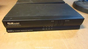 NewStar NS-431 Commutateur KVM, 4 ports, PS / 2 - 2048x1536 @ 85Hz - EXCL PSU - Photo 1/3