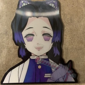 Demon Slayer Shinobu Kocho linsenförmiger Fensterguck Aufkleber US-VERKÄUFER! - Bild 1 von 10