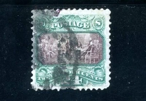 USAstamps Used VF US 1869 Pictorial Issue Scott 120 Repaired - Picture 1 of 2
