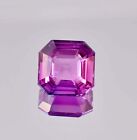 20.50 Ct Natural Java Plum Ceylon Sapphire Asscher Loose Gem Certified 15x15 MM